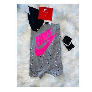 New adorable baby girl romper set